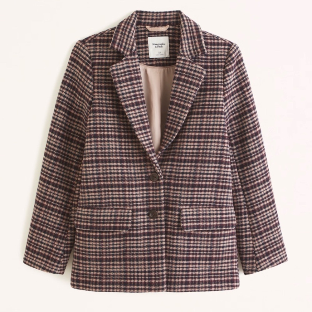 Abercrombie Heavyweight Wool-Blend Blazer Coat - Picture 2 of 6